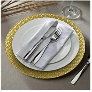 NWT 4 piece Gold Link Plates 13"